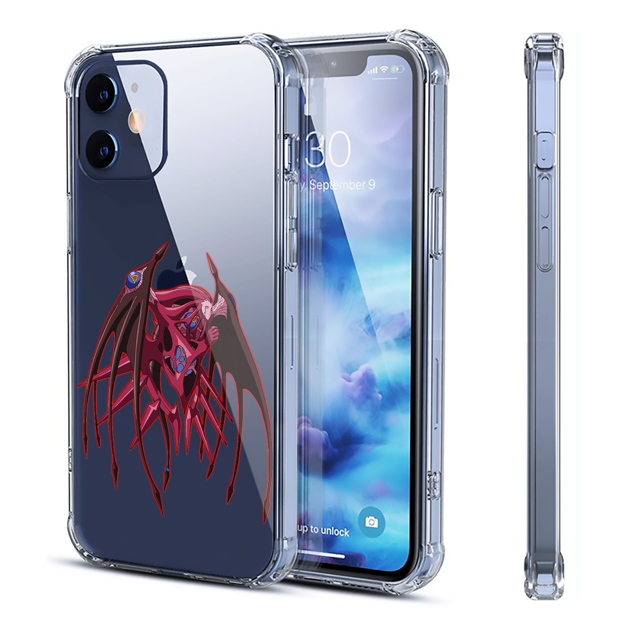 （画像用） 遊☆戯☆王 Yu-Gi-Oh! 【iPhone 12シリーズ対応】透明スマホケース（クリアソフトケース）